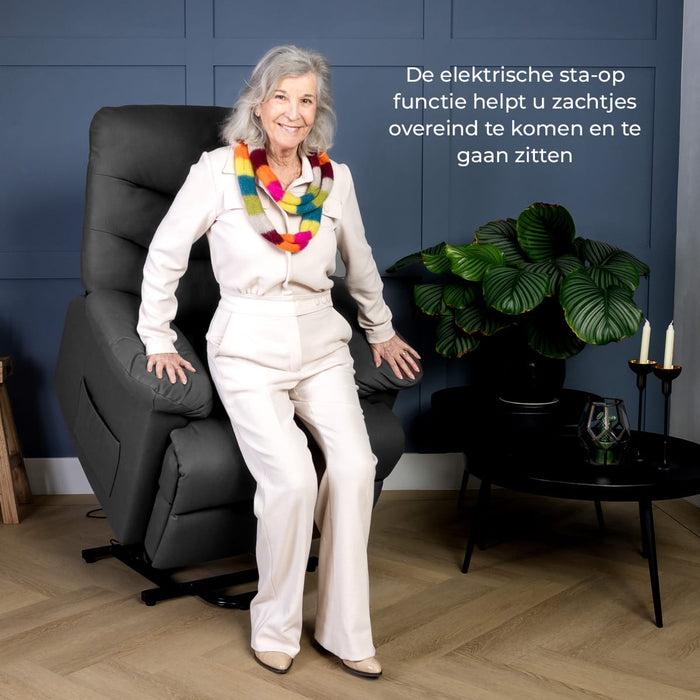 Vitadora sta-op stoel met massage en warmtefunctie