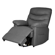 Grijs Vitadora sta-op stoel met massage en warmtefunctie